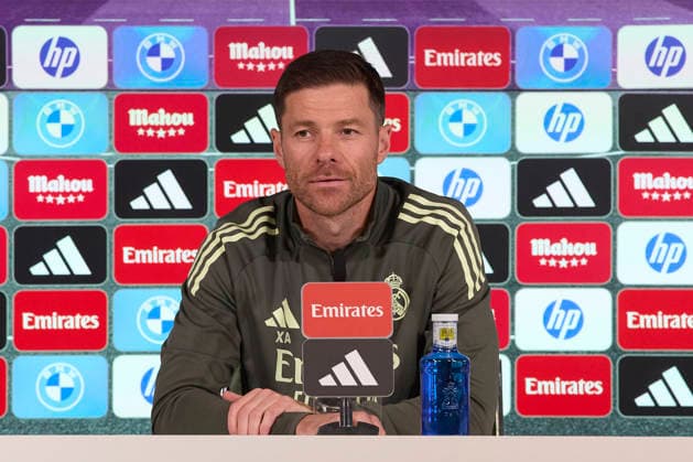 December 2, 2025, Madrid, Spain: Xabi Alonso, the head coach of Real Madrid CF, attends a press conference, PK, Pressekonferenz on the eve of the La Liga EA Sports 2025 2026 week 19 football match between Athletic Club and Real Madrid CF at Ciudad Real Madrid. Madrid Spain - ZUMAs197 20251202_aaa_s197_013 Copyright: xFedericoxTitonex