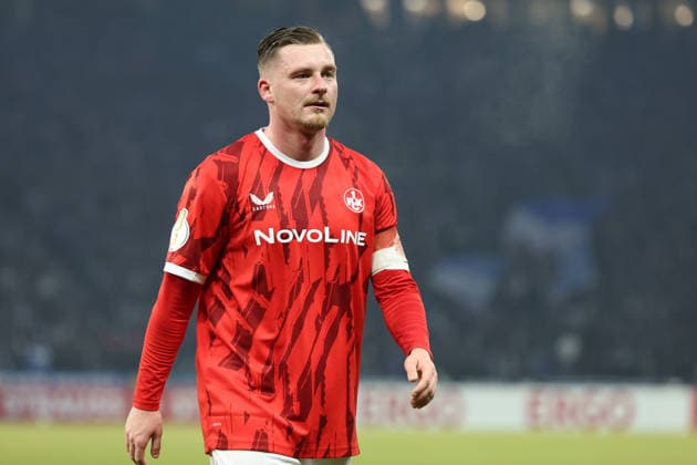 02.12.2025, xrekx, Fussball DFB Pokal 1 8 Finale, Hertha BSC Berlin - 1.FC Kaiserslautern v.l. Marlon Ritter (1.FC Kaiserslautern) (DFL DFB REGULATIONS PROHIBIT ANY USE OF PHOTOGRAPHS as IMAGE SEQUENCES and or QUASI-VIDEO) Berlin