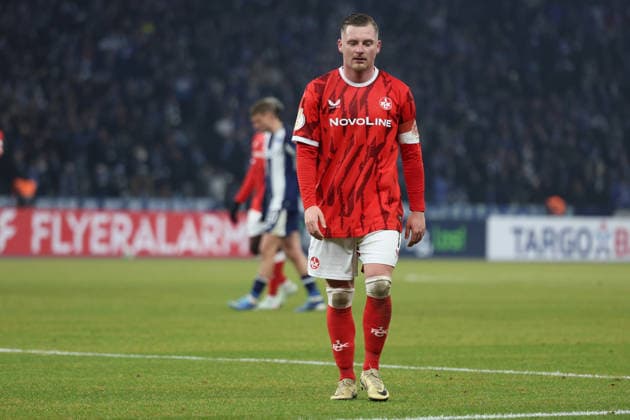 02.12.2025, xrekx, Fussball DFB Pokal 1 8 Finale, Hertha BSC Berlin - 1.FC Kaiserslautern v.l. Marlon Ritter (1.FC Kaiserslautern) (DFL DFB REGULATIONS PROHIBIT ANY USE OF PHOTOGRAPHS as IMAGE SEQUENCES and or QUASI-VIDEO) Berlin