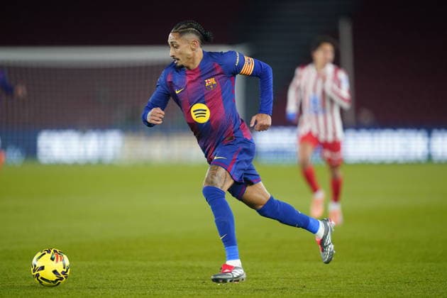during the La Liga EA Sports match between FC Barcelona, Barca and Atletico de Madrid played at Spotify Camp Nou Stadium on December 2 2025 in Barcelona, Spain. (Photo by Sergio Ruiz Imago) Copyright: xSergioxRuizx xImagox