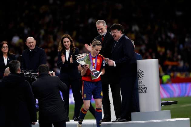 UEFA Women Nations League Final soccer match Spain vs Germany at Riyadh Air Metropolitano stadium in Madrid, Spain. 02 December 2025 900 Cordon Press  900 CordonxPress LOF - UEFA Women Nations League Final Spain vs Germany