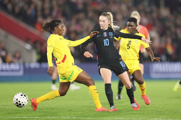 England v Ghana Women 02 December 2025, Southampton - International Football Friendly - England v Ghana Women - Missy Bo Kearns of England - Photo: Charlotte Wilson Offside. Southampton UK Copyright: xCharlottexWilsonx xOffsidexOffside