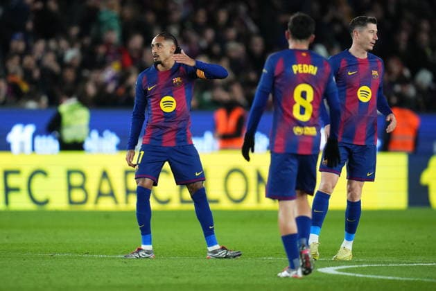 during the La Liga EA Sports match between FC Barcelona, Barca and Atletico de Madrid played at Spotify Camp Nou Stadium on December 2 2025 in Barcelona, Spain. (Photo by Bagu Blanco PRESSIN) Copyright: xBaguxBlancox xPRESSINx