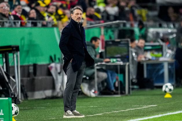 DORTMUND, GERMANY - DECEMBER 2: Borussia Dortmund head coach Niko Kovac looks on during the DFB Cup round of 16 match between Borussia Dortmund and Bayer 04 Leverkusen at Signal Iduna Park on December 2, 2025 in Dortmund, Germany. (Photo by Rene Nijhuis) SPO  Copyright: xRenexNijhuis