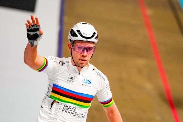First day of the Wieler zesdaagse Rotterdam - Fabio van den Bossche during the WielerZesdaagse Rotterdam at Ahoy Rotterdam on 2 December 2025 in Rotterdam, Netherlands. (Parallax Pictures Nick Koole) Copyright: xNickxKoolex