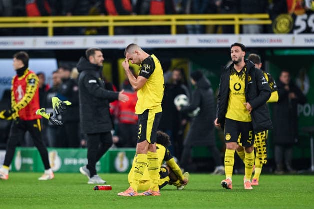 02.12.2025, Fussball, DFB-Pokal, Achtelfinale, Borussia Dortmund - Bayer Leverkusen, Waldemar Anton (Borussia Dortmund) xRHR-FOTO TKx Copyright: RHR-FOTOx RHR-FOTO TK