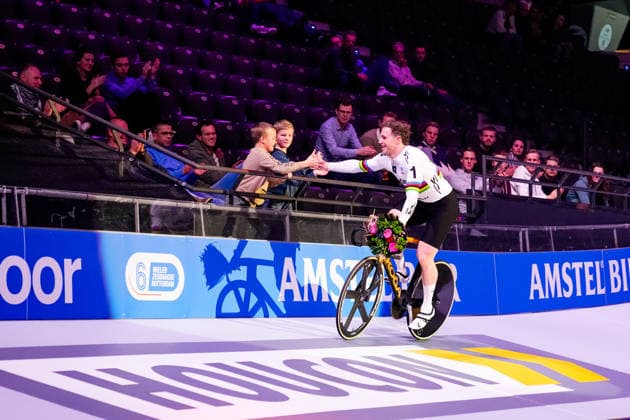 First day of the Wieler zesdaagse Rotterdam - Harrie Lavreysen during the WielerZesdaagse Rotterdam at Ahoy Rotterdam on 2 December 2025 in Rotterdam, Netherlands. (Parallax Pictures Nick Koole) Copyright: xNickxKoolex