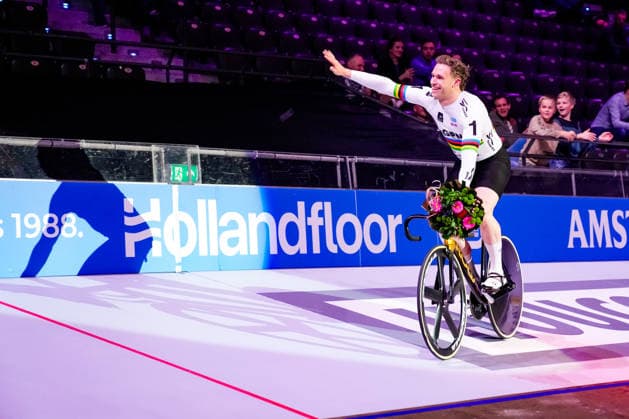 First day of the Wieler zesdaagse Rotterdam - Harrie Lavreysen during the WielerZesdaagse Rotterdam at Ahoy Rotterdam on 2 December 2025 in Rotterdam, Netherlands. (Parallax Pictures Nick Koole) Copyright: xNickxKoolex