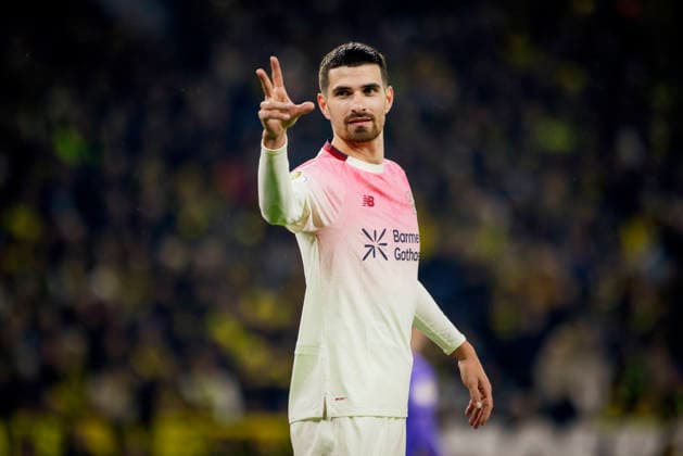 Dortmund, Germany. 02nd Dec 2025. . Jubel: Martin Terrier (Leverkusen) Borussia Dortmund - Bayer Leverkusen 02.12.2025