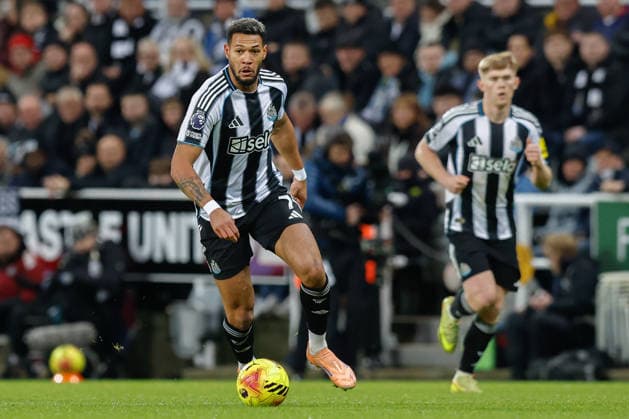 Newcastle United v Tottenham Hotspur Premier League 02 12 2025. Joelinton of Newcastle United runs at goal during the Premier League match between Newcastle United and Tottenham Hotspur at St. James s Park, Newcastle, England on 2 December 2025. Newcastle St. James s Park Tyne and Wear England Editorial use only DataCo restrictions apply See www.football-dataco.com , Copyright: xCraigxCowanx PSI-23316-0168