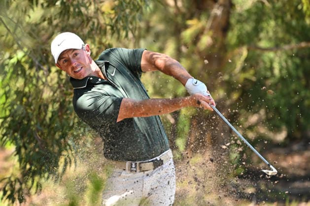 AUSTRALIAN OPEN GOLF PRO AM, Northern Ireland s Rory McIlroy plays a shot during the Pro-Am round ahead of the Australian Open at the Royal Melbourne Golf Club in Melbourne, Wednesday, December 3, 2025. ( NO ARCHIVING MELBOURNE VICTORIA AUSTRALIA Royal Melbourne Golf Club  Copyright: xJAMESxROSSx 20251203181179832009