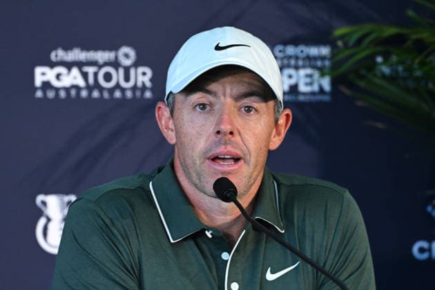 AUSTRALIAN OPEN GOLF PRO AM, Northern Ireland s Rory McIlroy speaks to media during a press conference, PK, Pressekonferenz after playing the Pro-Am round ahead of the Australian Open at the Royal Melbourne Golf Club in Melbourne, Wednesday, December 3, 2025. ( NO ARCHIVING MELBOURNE VICTORIA AUSTRALIA Royal Melbourne Golf Club  Copyright: xJAMESxROSSx 20251203148522321372