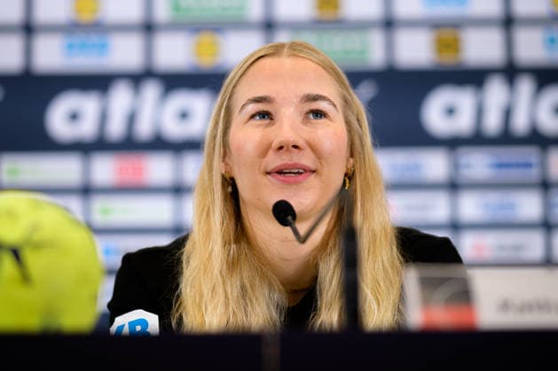 Handball, Frauen WM, Hauptrunde Gruppe 2: Deutschland - Pressekonferenz Torhueterin Katharina Filter (Deutschland) Portrait Gesicht Dortmund Nordrhein-Westfalen Deutschland