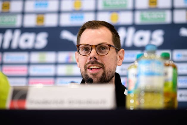 Handball, Frauen WM, Hauptrunde Gruppe 2: Deutschland - Pressekonferenz Co-Trainer Frederick Griesbach (Deutschland) Dortmund Nordrhein-Westfalen Deutschland