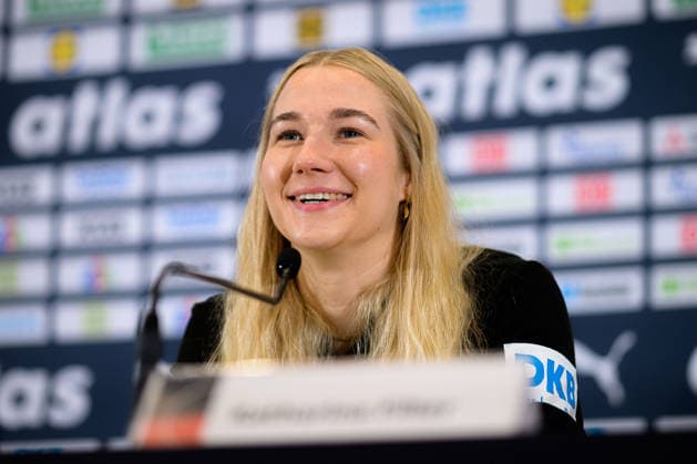 Handball, Frauen WM, Hauptrunde Gruppe 2: Deutschland - Pressekonferenz Torhueterin Katharina Filter (Deutschland) Dortmund Nordrhein-Westfalen Deutschland