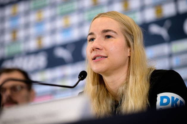 Handball, Frauen WM, Hauptrunde Gruppe 2: Deutschland - Pressekonferenz Torhueterin Katharina Filter (Deutschland) Dortmund Nordrhein-Westfalen Deutschland