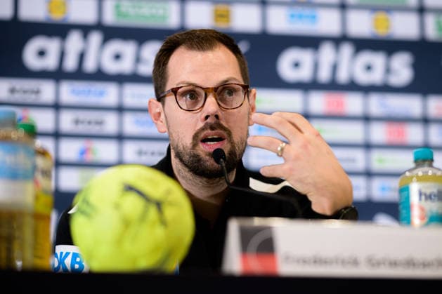 Handball, Frauen WM, Hauptrunde Gruppe 2: Deutschland - Pressekonferenz Co-Trainer Frederick Griesbach (Deutschland) Dortmund Nordrhein-Westfalen Deutschland