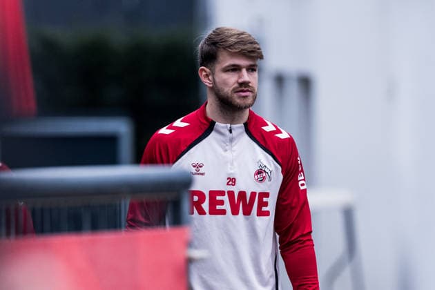 1. Fussball Bundesliga: Training 1. FC Köln; 03.12.2025 Jan Thielmann (1. FC Köln, 29) 1. Fussball Bundesliga: Training 1. FC Köln; Geissbockheim, 03.12.2025 Copyright: xBEAUTIFULxSPORTS Wunderlx