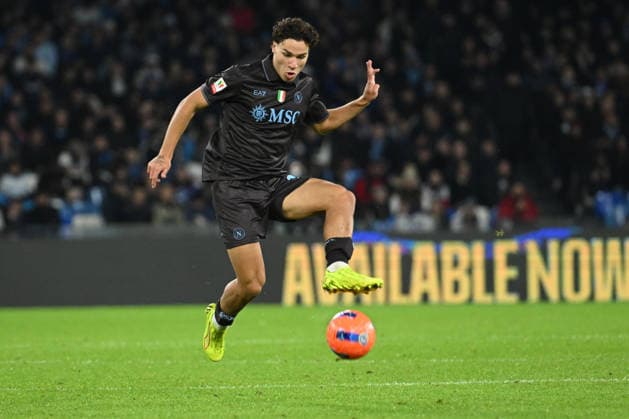 Antonio Vergara of SSC Napoli in action during the Coppa Italia Freccia Rossa match between SSC Napoli- Cagliari Calcio  Copyright: xDaniloxGemito IPAxSportx xipa-agency.netx xx IPA_68695063 IPA_Agency_IPA68695063
