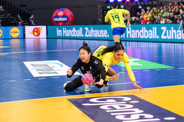 DORTMUND, GERMANY - 3 DECEMBER, 2025: - Women s Handball World Championship, WM, Weltmeisterschaft 2025 Brazil vs South Korea at Westfallenhalle.  Copyright: xVitaliixKliuievx