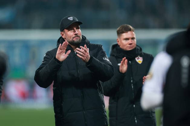 03.12.2025, Fussball, DFB-Pokal, Saison 2025 2026, VfL Bochum - VfB Stuttgart, Trainer Sebastian Hoeneß (VfB Stuttgart), Bochum Vonovia Ruhrstadion NRW Deutschland xRHR-FOTO DEx Copyright: DennisxEwert RHR-FOTOx RHR-FOTO DE
