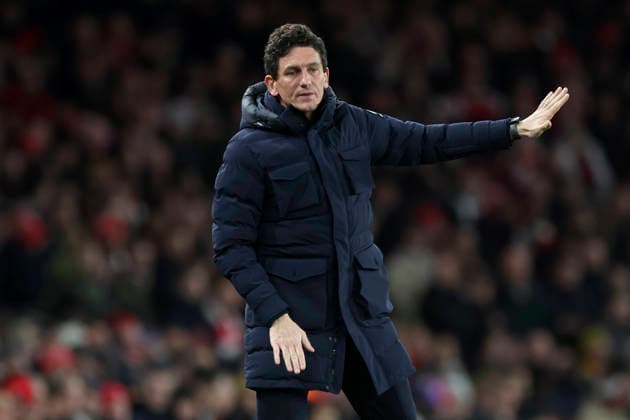 Arsenal v Brentford - Premier League Keith Andrews, Manager of Brentford of Brentford on the side line during the Premier League match between Arsenal and Brentford at Emirates Stadium on December 3, 2025 in London, England. London Emirates Stadium England United Kingdom Copyright: xNigelxFrench Sportsphoto APLx 14143737