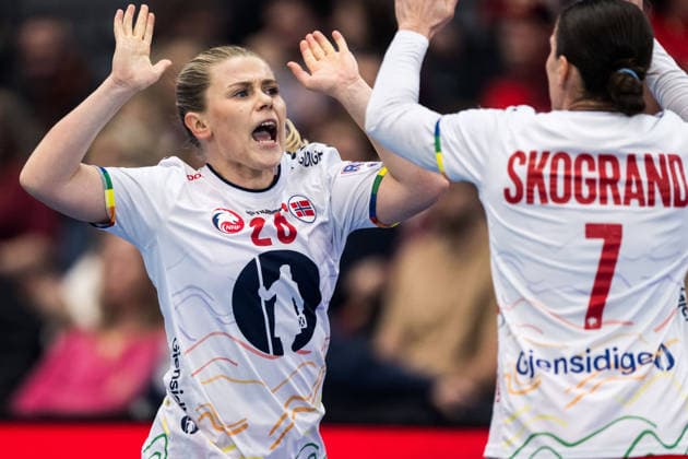 251203 Maren Aardahl of Norway celebrating during the 2025 IHF Women™s World Championship, WM, Weltmeisterschaft handball match between Norway and Sweden on December 3, 2025 in Dortmund. Photo: Emma Wallskog BILDBYRAN COP 320 EW0601 handball handboll handball handboll handball bbeng vm handball-vm handbolls-vm ihf handball world championship world handball championship 2025 world championship 2025 norway norge sverige sweden dam bbeng bbauto jubel norge norway sverige sweden Copyright: EMMAxWALLSKOG BB251203EW028