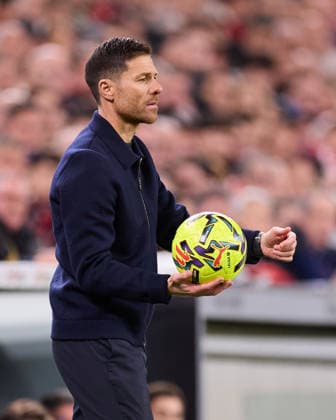 December 3, 2025, Bilbao, Vizcaya, Spain: Xabi Alonso head coach of Real Madrid CF reacts during the LaLiga EA Sports match between Athletic Club and Real Madrid CF at San Mames on December 3, 2025, in Bilbao, Spain. Bilbao Spain - ZUMAa181 20251203_zaa_a181_078 Copyright: xRicardoxLarreinax