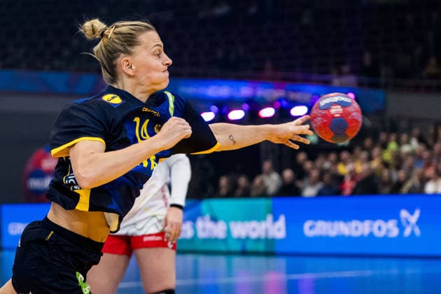251203 Nathalie Hagman of Sweden during the 2025 IHF Women™s World Championship, WM, Weltmeisterschaft handball match between Norway and Sweden on December 3, 2025 in Dortmund. Photo: Emma Wallskog BILDBYRAN COP 320 EW0601 handball handboll handball handboll handball bbeng vm handball-vm handbolls-vm ihf handball world championship world handball championship 2025 world championship 2025 norway norge sverige sweden dam bbeng bbauto norge norway sverige sweden Copyright: EMMAxWALLSKOG BB251203EW041