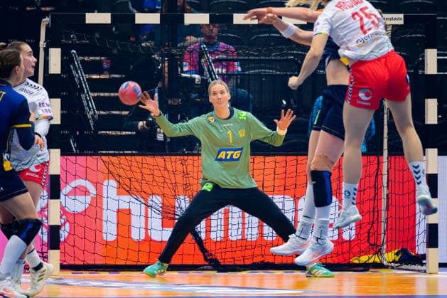 Handball, Frauen WM, Hauptrunde: Norwegen - Schweden Johanna Bundsen (Schweden) Dortmund Westfalenhalle Nordrhein-Westfalen Deutschland