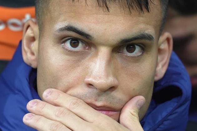 Inter Milan™s Lautaro Martinez during the Frecciarossa Italian Cup 2025 2026 soccer match between Inter and Venezia at the San Siro Stadium in Milan , north Italy - Wednesday , December 03 , 2025. - Soccer .  Copyright: xSpada LaPressex