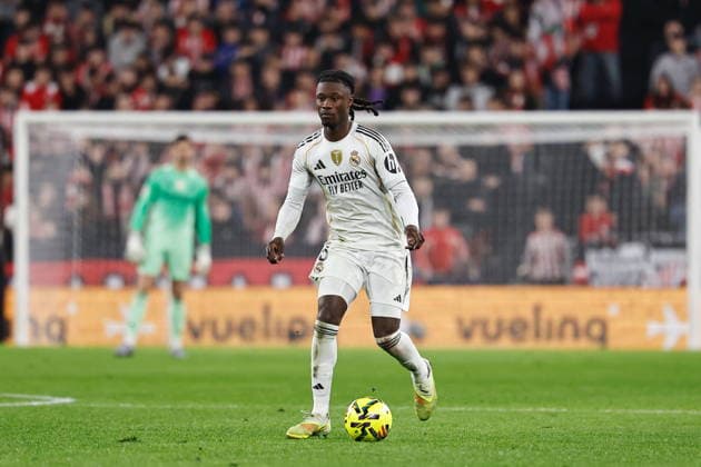 Eduardo Camavinga (Real), DECEMBER 3, 2025 - Football Soccer : Spanish La Liga EASports match between Athletic Club de Bilbao - Real Madrid CF at the Estadio San Mames in Bilbao, Spain. Noxthirdxpartyxsales  aflo_312419716
