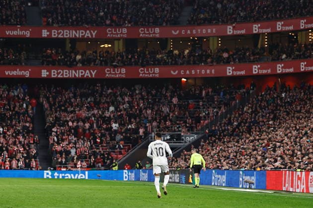 Kylian Mbappe (Real), DECEMBER 3, 2025 - Football Soccer : Spanish La Liga EASports match between Athletic Club de Bilbao - Real Madrid CF at the Estadio San Mames in Bilbao, Spain. Noxthirdxpartyxsales  aflo_312419776