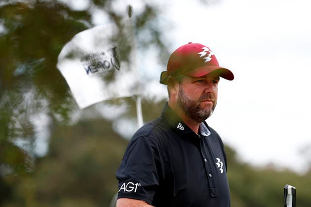 GOLF AUSTRALIAN OPEN, Marcus Leashman of Australia walks off the fourth hole green during the Australian Open Golf tournament at the Royal Melbourne Golf Club in Melbourne, Thursday, December 4, 2025. ( NO ARCHIVING, EDITORIAL USE ONLY MELBOURNE VICTORIA AUSTRALIA  Copyright: xCONxCHRONISx 20251204139444069079
