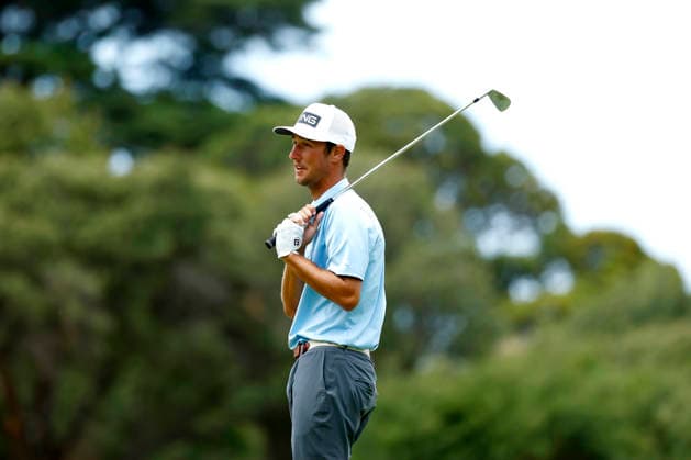 GOLF AUSTRALIAN OPEN, Hunter Logan of the USA during the Australian Open Golf tournament at the Royal Melbourne Golf Club in Melbourne, Thursday, December 4, 2025. ( NO ARCHIVING, EDITORIAL USE ONLY MELBOURNE VICTORIA AUSTRALIA  Copyright: xCONxCHRONISx 20251204193366836725