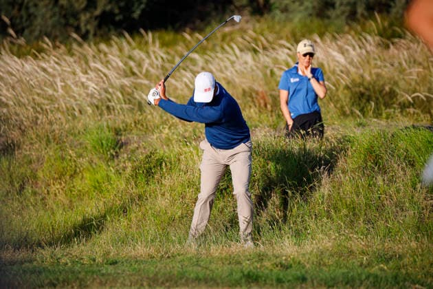 December 4, 2025, Melbourne, Victoria State, Australia: Adam Scott of Australia tee™s seen in action during round one of the Australian Open Golf tournament. The men™s Australian Open tees off at Royal Melbourne featuring leading local and international golfers competing for one of Australia™s top titles. Melbourne Australia - ZUMAs197 20251204_aaa_s197_008 Copyright: xYexMyoxKhantx
