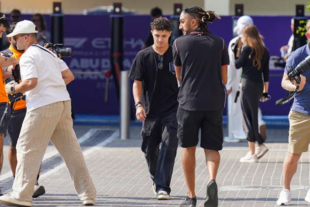 FORMULA ONE ABU DHABI GRAND PRIX 2025 Lando Norris 4 (GBR), McLaren MCL39 arrives at the track during Media Day at the Formula One Etihad Airways Abu Dhabi Grand Prix 2025 at the Yas Marina Circuit, Yas Island, United Arab Emirates on 4 December 2025 Credit: Eleanor Hoad Every Second Media Editorial use only. All images are copyright Every Second Media Limited. No images may be reproduced without prior permission. Copyright: xIMAGO EveryxSecondxMediax ESM-1690-0002 EleanorxHoadx xEveryxSecondxMediax