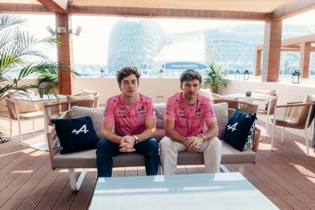 Formula 1 Abu Dhabi Grand Prix 2025 Pierre Gasly and Franco Colapinto on Media Day