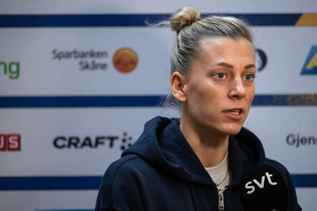 251204 Nathalie Hagman of the Swedish women s national handball team at a press event during day 9 of the 2025 IHF Women™s World Championship, WM, Weltmeisterschaft on December 4, 2025 in Dortmund. Photo: Emma Wallskog BILDBYRAN COP 320 EW0602 handball handboll handball bbeng vm handball-vm handbolls-vm ihf handball world championship world handball championship 2025 world championship 2025 pressträff event meeting sverige sweden day 9 dam Copyright: EMMAxWALLSKOG BB251204EW004