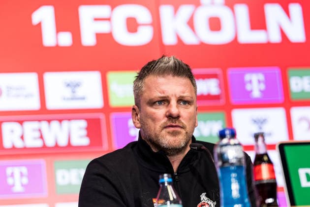 COLOGNE, GERMANY - DECEMBER 04: Lukas Kwasniok (Head Coach 1. FC Koeln) during the pre game press conference, PK, Pressekonferenz before the 1. Bundesliga match between 1. FC Koeln and FC St. Pauli at RheinEnergiestadion on December 04, 2025 in Cologne, Germany. North Rhine Westphalia Germany Copyright: xBEAUTIFULxSPORTS Wunderlx