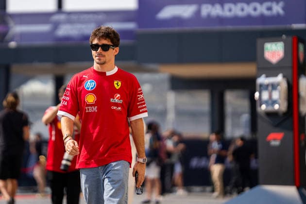 Abu Dhabi Grand Prix 2025 - Previews Charles Leclerc (Mon) of Scuderia Ferrari 16 on Thursday (Media day) during the Formula 1 Etihad Airways Abu Dhabi Grand Prix 2025 at the Yas Marina Circuit on December 4, 2025 . Photo by Photo by Antoine Lapeyre ABACAPRESS.COM Abu Dhabi United Arab Emirates  Copyright: xLapeyrexAntoine ABACAx