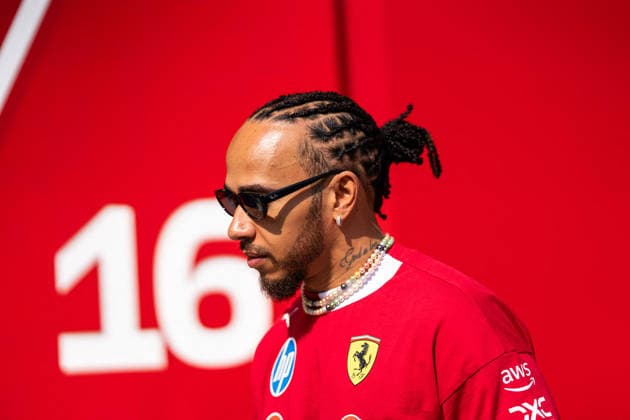 Abu Dhabi Grand Prix 2025 - Previews Lewis Hamilton (Gbr) of Scuderia Ferrari 44 on Thursday (Media day) during the Formula 1 Etihad Airways Abu Dhabi Grand Prix 2025 at the Yas Marina Circuit on December 4, 2025 . Photo by Photo by Antoine Lapeyre ABACAPRESS.COM Abu Dhabi United Arab Emirates  Copyright: xLapeyrexAntoine ABACAx