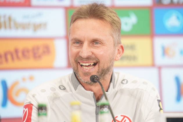 Sport Bilder des Tages BENJAMIN HOFFMANN PRESSEKONFERENZ 1. FSV MAINZ 05 MAINZ