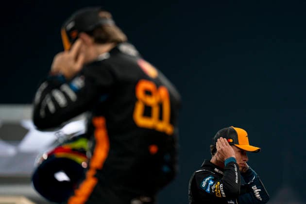 December 4, 2025, Abu Dhabi, United Arab Emirates: British driver LANDO NORRIS (McLaren F1 Team) is seen during preparations of the F1 Grand Prix of Abu Dhabi at Yas Marina Circuit in Abu Dhabi, United Arab Emirates. Abu Dhabi United Arab Emirates - ZUMAg147 20251204_fap_g147_020 Copyright: xJamesxGasperottix