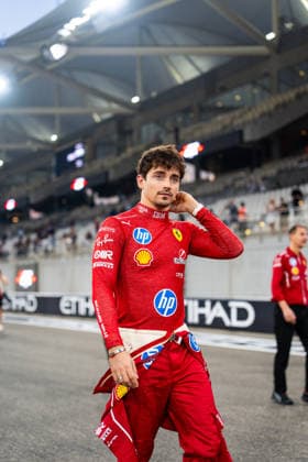 December 4, 2025, Abu Dhabi, United Arab Emirates: Scuderia Ferrari HP F1 Team s Monegasque driver Charles Leclerc before the team photo at the Formula 1 Abu Dhabi Grand Prix 2025. Abu Dhabi United Arab Emirates - ZUMAs197 20251204_aaa_s197_162 Copyright: xLucaxMartinix