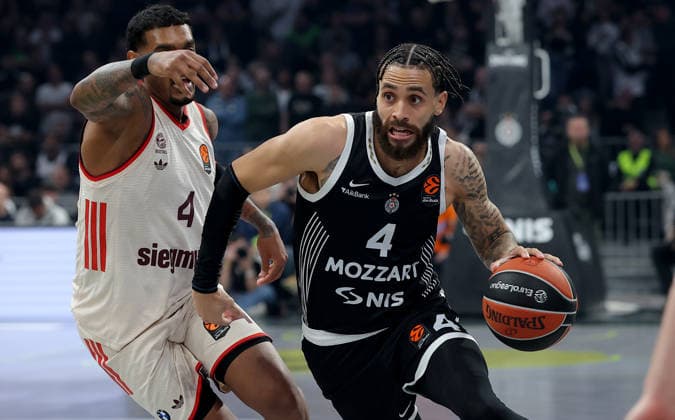 Partizan v Bayern, Euroleague basketball, season 2025 2026, round 14 Belgrade, Serbia. 4th Dec, 2025. Partizan s Duane Washington during Euroleague basketball match between Partizan and Bayern Munich on December 4. 2025. in Belgrade, Serbia. Belgrade Serbia Copyright: xPedjaxMilosavljevic STARSPORTx