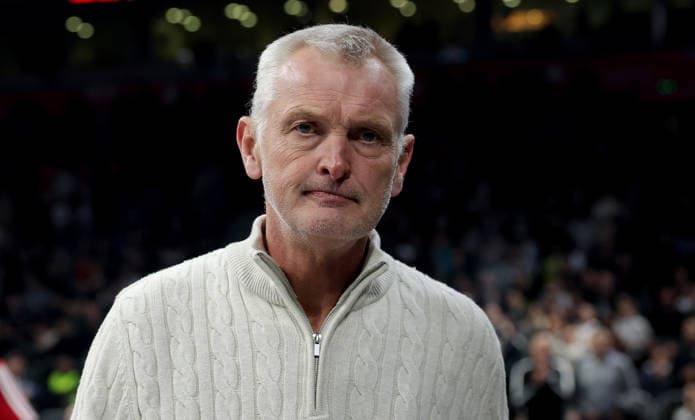 Partizan v Bayern, Euroleague basketball, season 2025 2026, round 14 Belgrade, Serbia. 4th Dec, 2025. Partizan s Zarko Paspalj during Euroleague basketball match between Partizan and Bayern Munich on December 4. 2025. in Belgrade, Serbia. Belgrade Serbia Copyright: xPedjaxMilosavljevic STARSPORTx