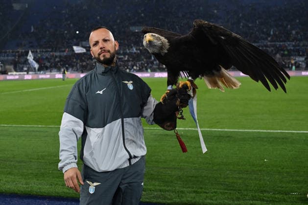 CALCIO - Coppa Italia - SS Lazio vs AC Milan The Eagle Flaminia during the round of 16 of the Coppa Italia Frecciarossa between S.S. Lazio and A.C. Milan at the Olympic Stadium on December 4, 2025 in Rome, Italy. Rome Italy  Copyright: xIPAxSport ABACAx