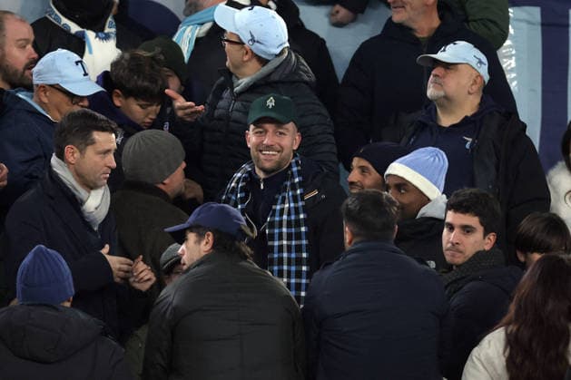 CALCIO - Coppa Italia - SS Lazio vs AC Milan Rome, Italy - December 4, 2025: Sergej Milinkovic-Savic sitting in the stands among the fans to watch the match Coppa Italia 2025-2026 round of 16 - football match between SS Lazio vs AC Milan at Olympic Stadium. Rome Italy  Copyright: xIPAxSport ABACAx