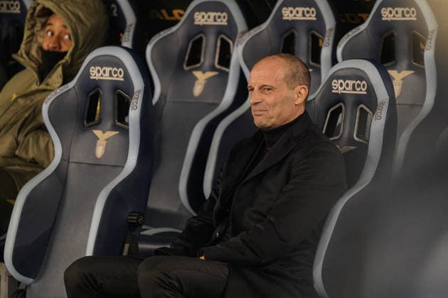 CALCIO - Coppa Italia - SS Lazio vs AC Milan Massimiliano Allegri during the Round of 16 of Coppa Italia between S.S. Lazio vs A.C. Milan at the Olympic Stadium, Rome, italy on 4 December 2025 Rome Italy  Copyright: xIPAxSport ABACAx